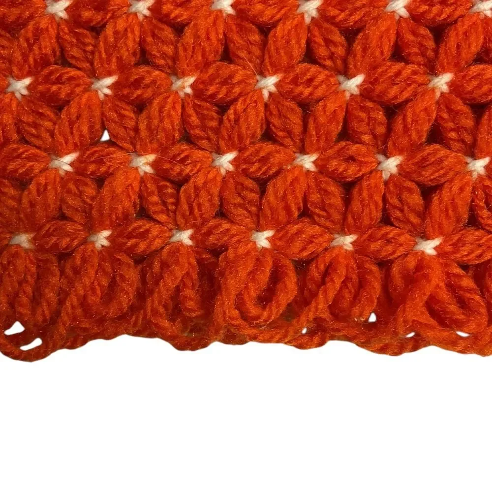 Vintage 70s 2-Piece Placemats Burnt Orange Rustic‎ Farmhouse Table Decor